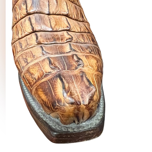 Lucchese Classics Hornback Caiman Boots 12 D - Picture 5 of 13